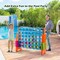 Costway Jumbo 4-to-Score 4 in A Row Game Set Indoor Outdoor Kids Adults Family Fun